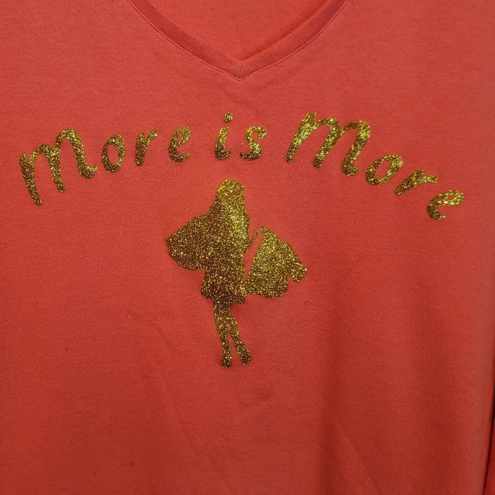 Tri-Mountian Coral 3/4 sleeve t-shirt - Picture 2 of 8